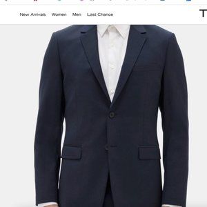 Theory  XYLO Jacket Sartorial Suiting Deep Navy Size 42 L